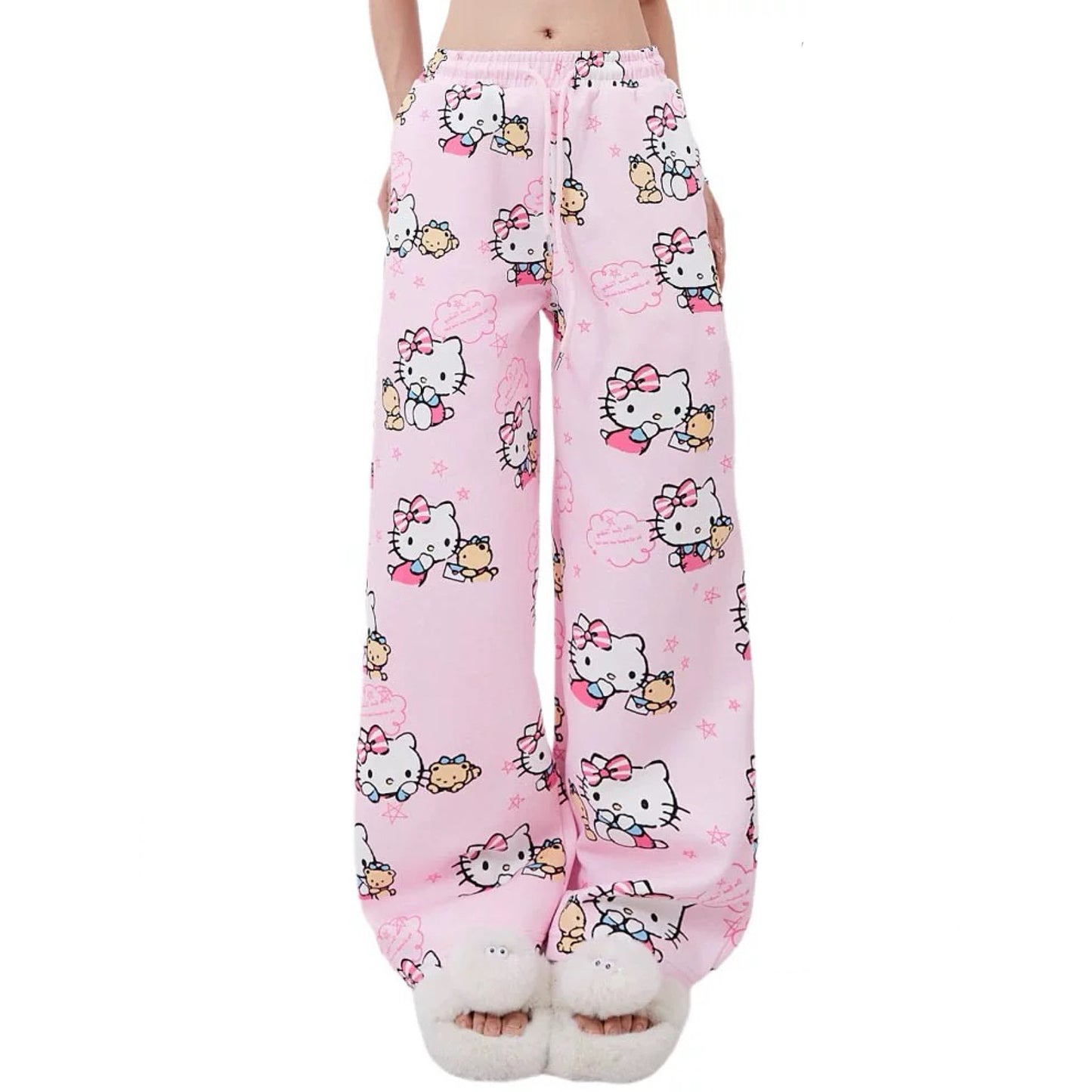 Cute cartoon pink pants HA2413