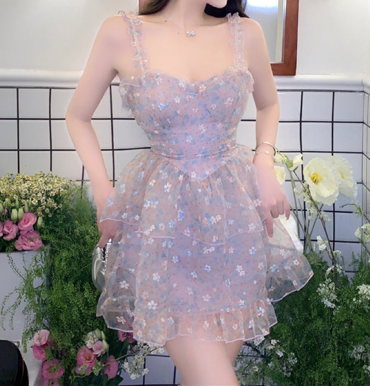 Floral Slip Dress    HA1903