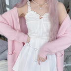 Slim flower vest HA0563