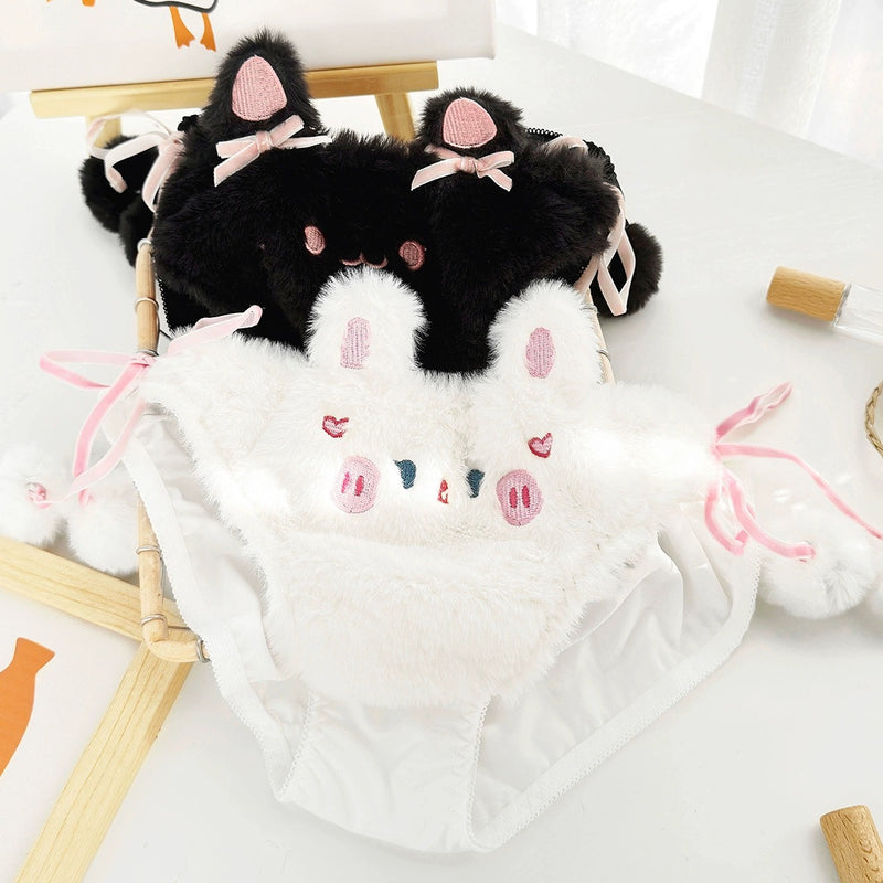 Cute rabbit plush underwear HA2416