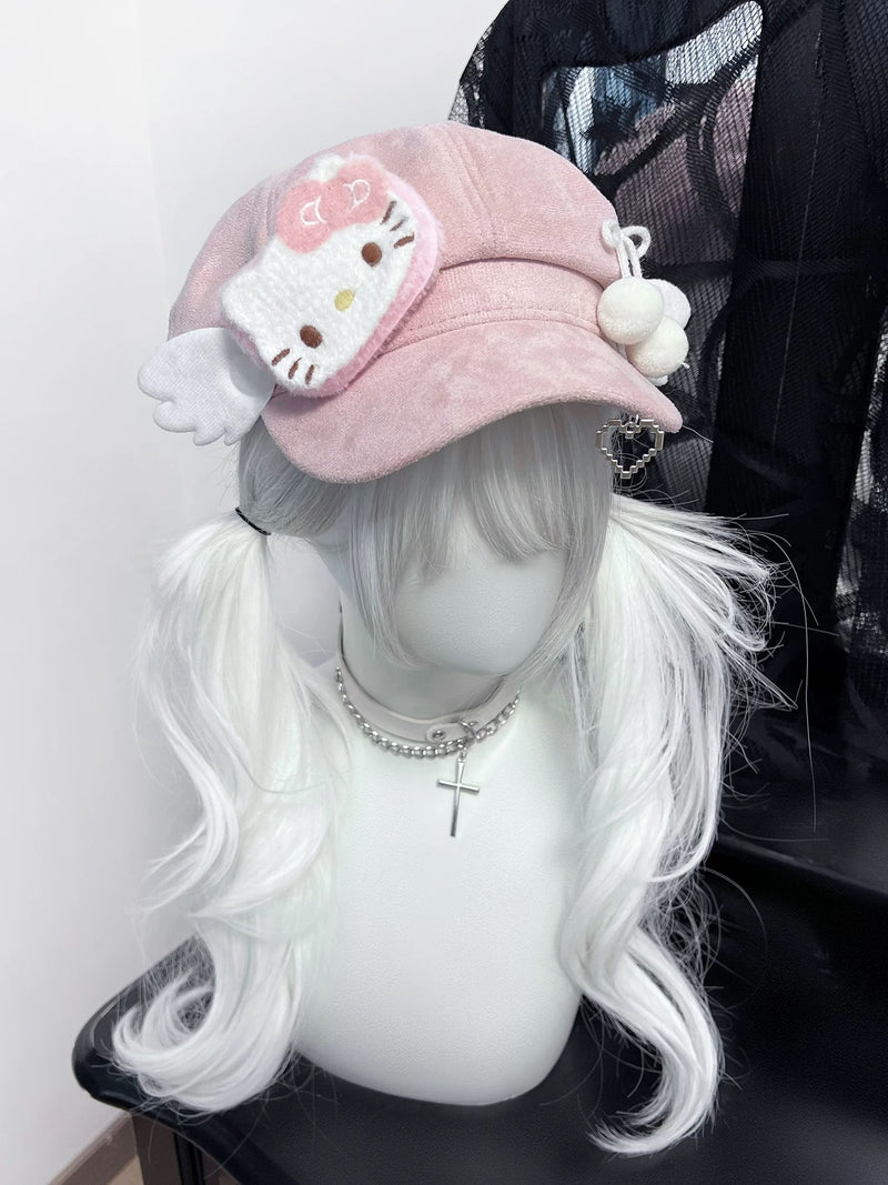 Pink cute beret HA2721