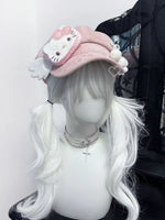 Pink cute beret HA2721