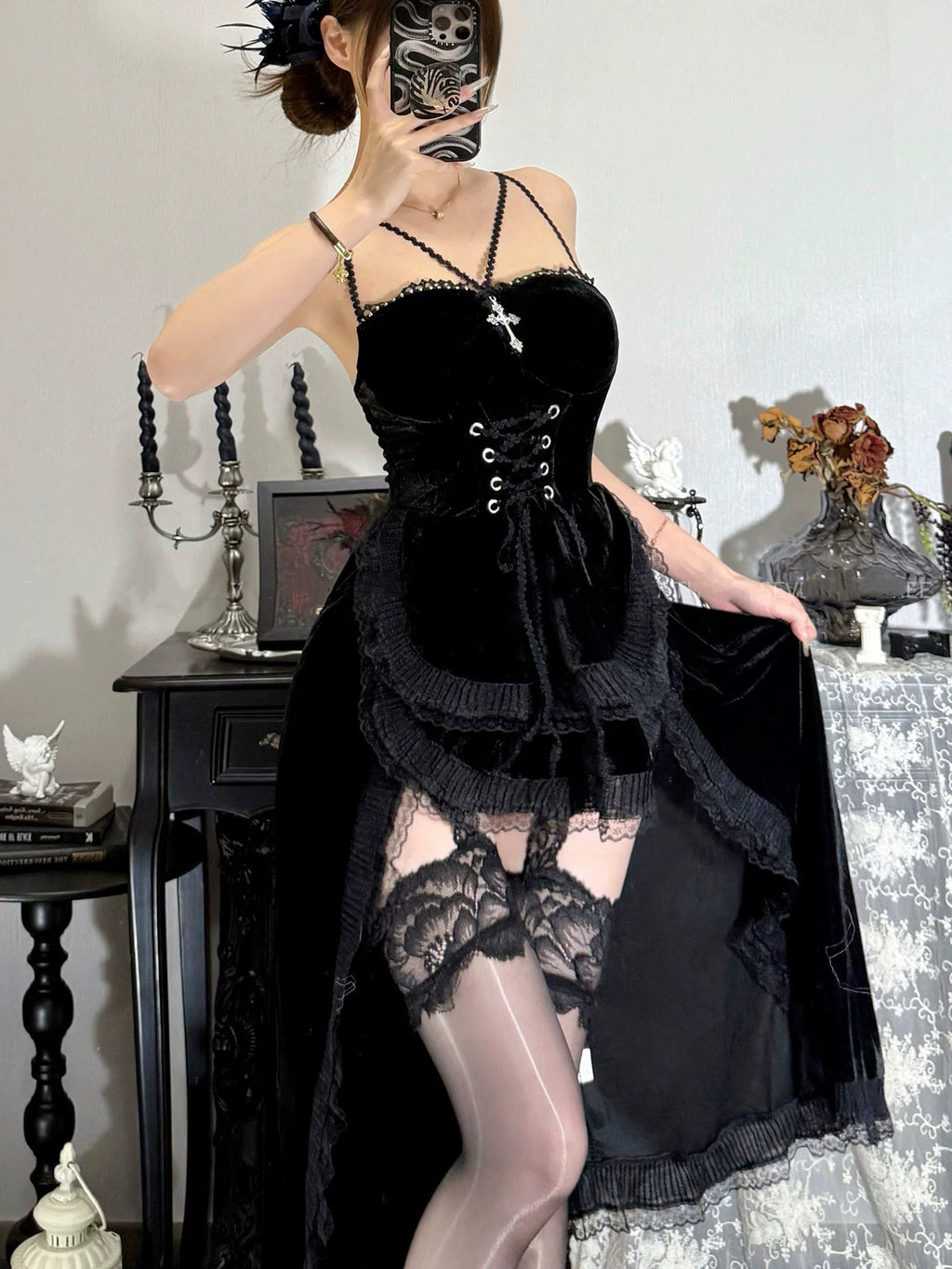 Dark Gothic Dress HA2982