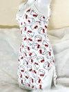 White strappy lace dress HA2424