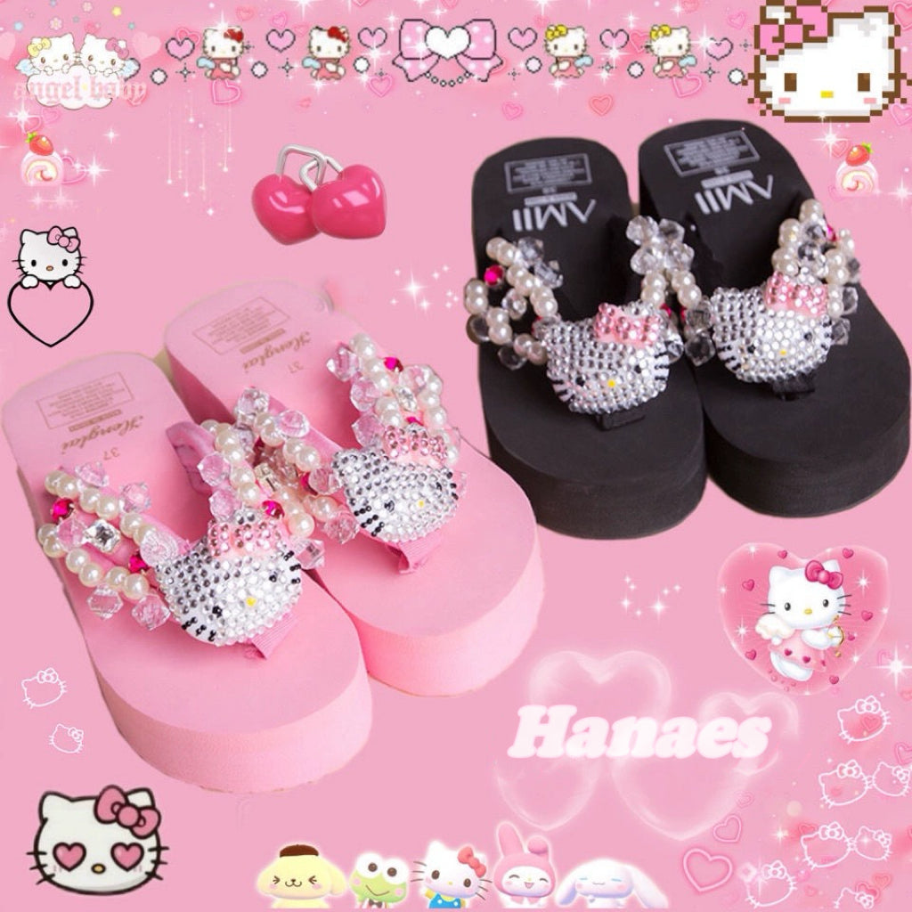 Cute rhinestone slippers HA2427