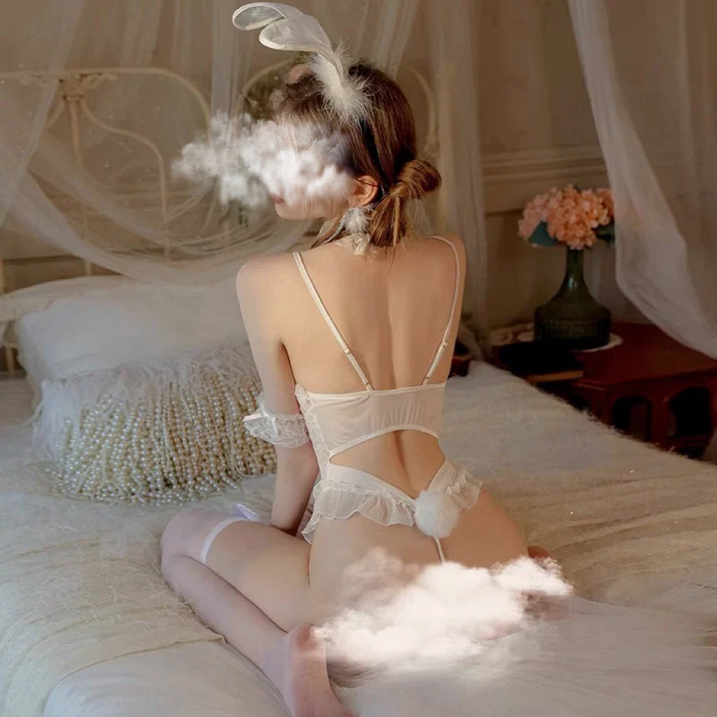 Lace bunny suit HA2771