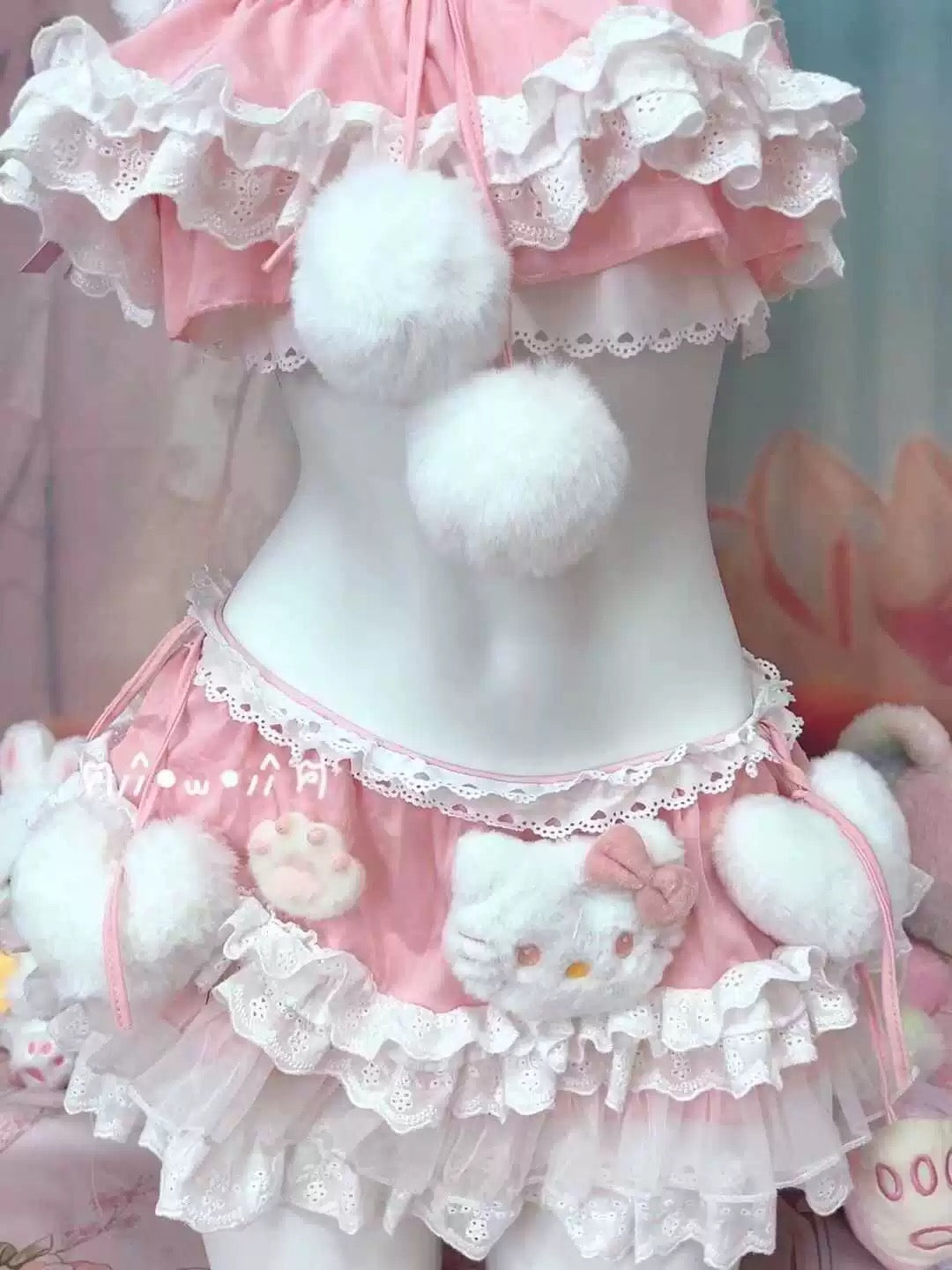 Cute pink handmade set HA2855