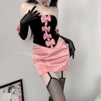 Retro bow tie sweetheart suit HA2440