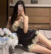 Lace suspender dress HA2574