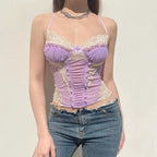 Purple lace camisole HA2444