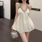 Halter neck satin camisole HA2445