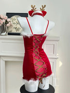 Christmas mesh dress HA2734