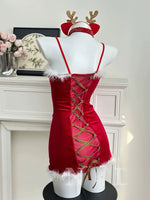 Christmas mesh dress HA2734