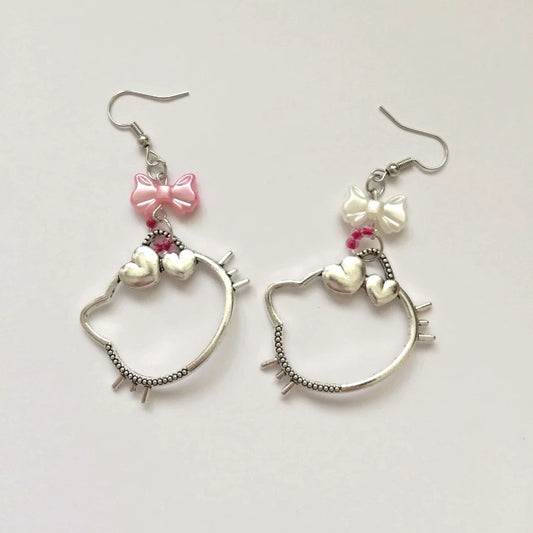 Cute cat earrings HA2446