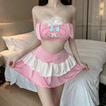 Cute tube top set HA2735