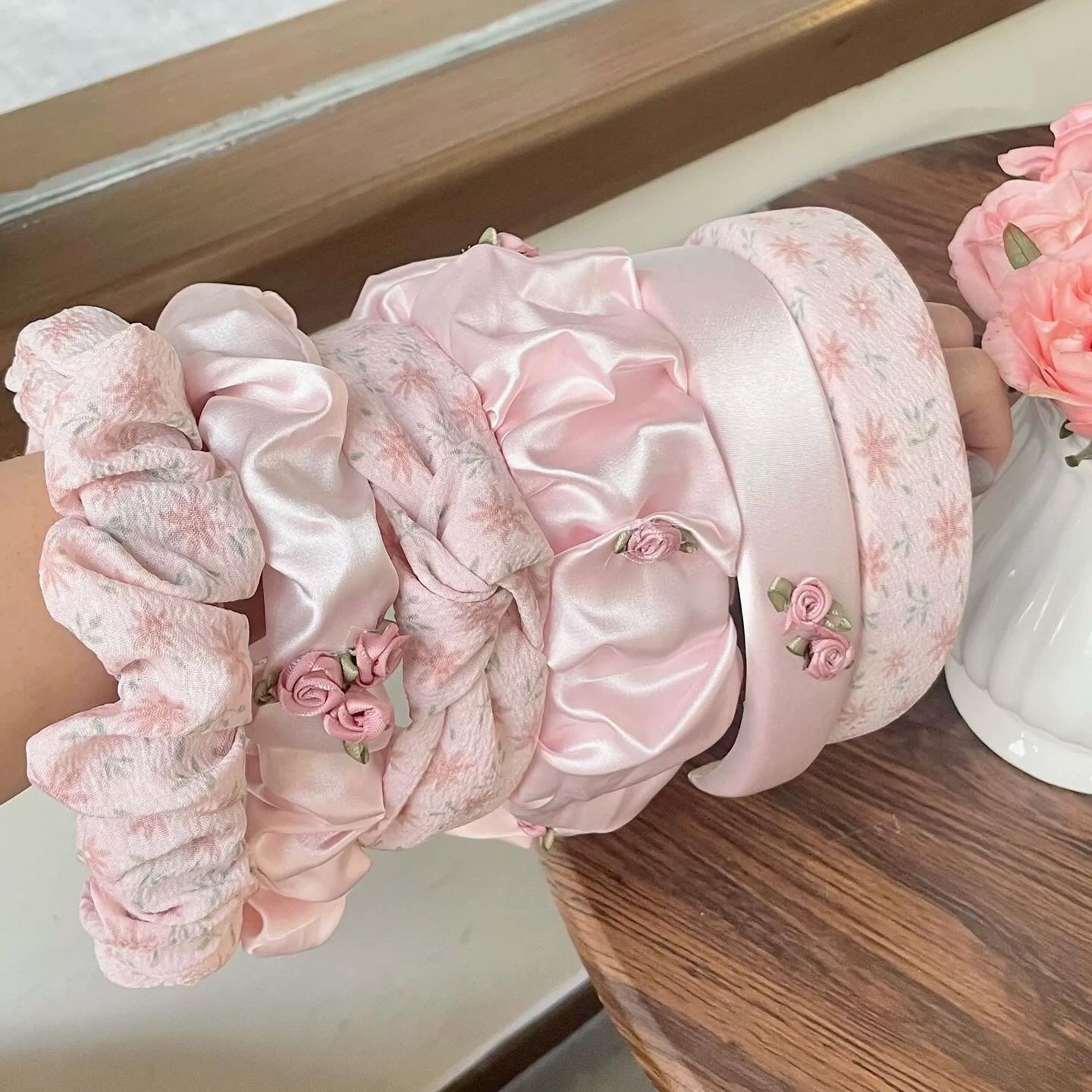 Cute pink headband HA2450