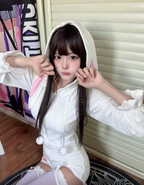 Cute Plush Bunny jumpsuit HA2860