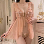 Bow mesh dress HA2861