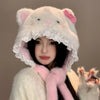 Cute Bow Plush Hat HA2740