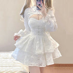 White cake dress HA2271