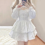 White cake dress HA2271