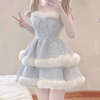 Cute and sweet blue suit HA2278