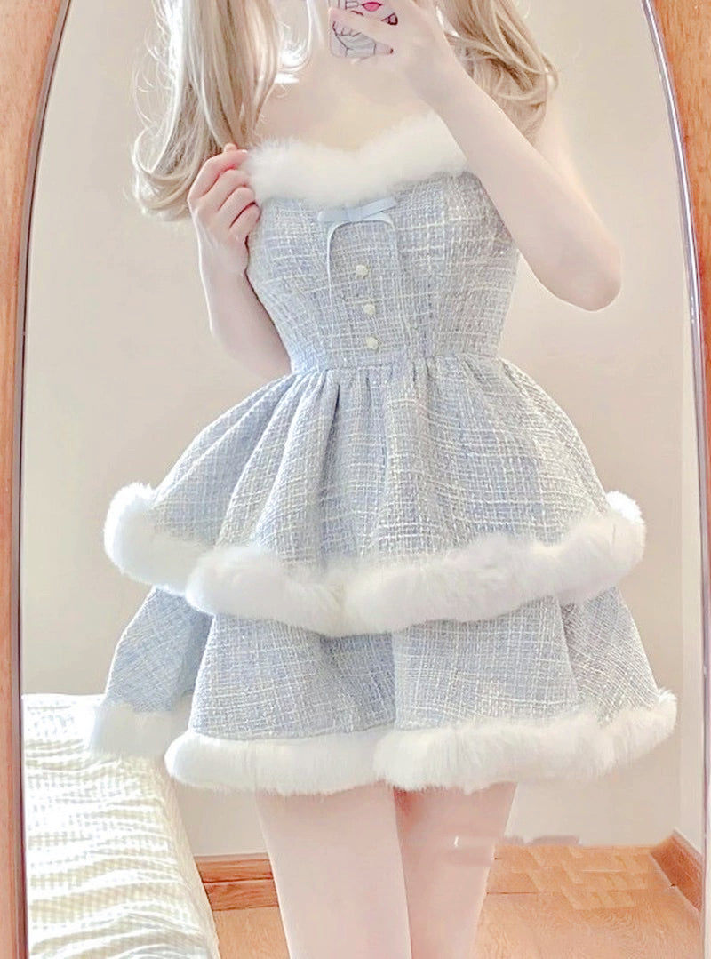 Cute and sweet blue suit HA2278