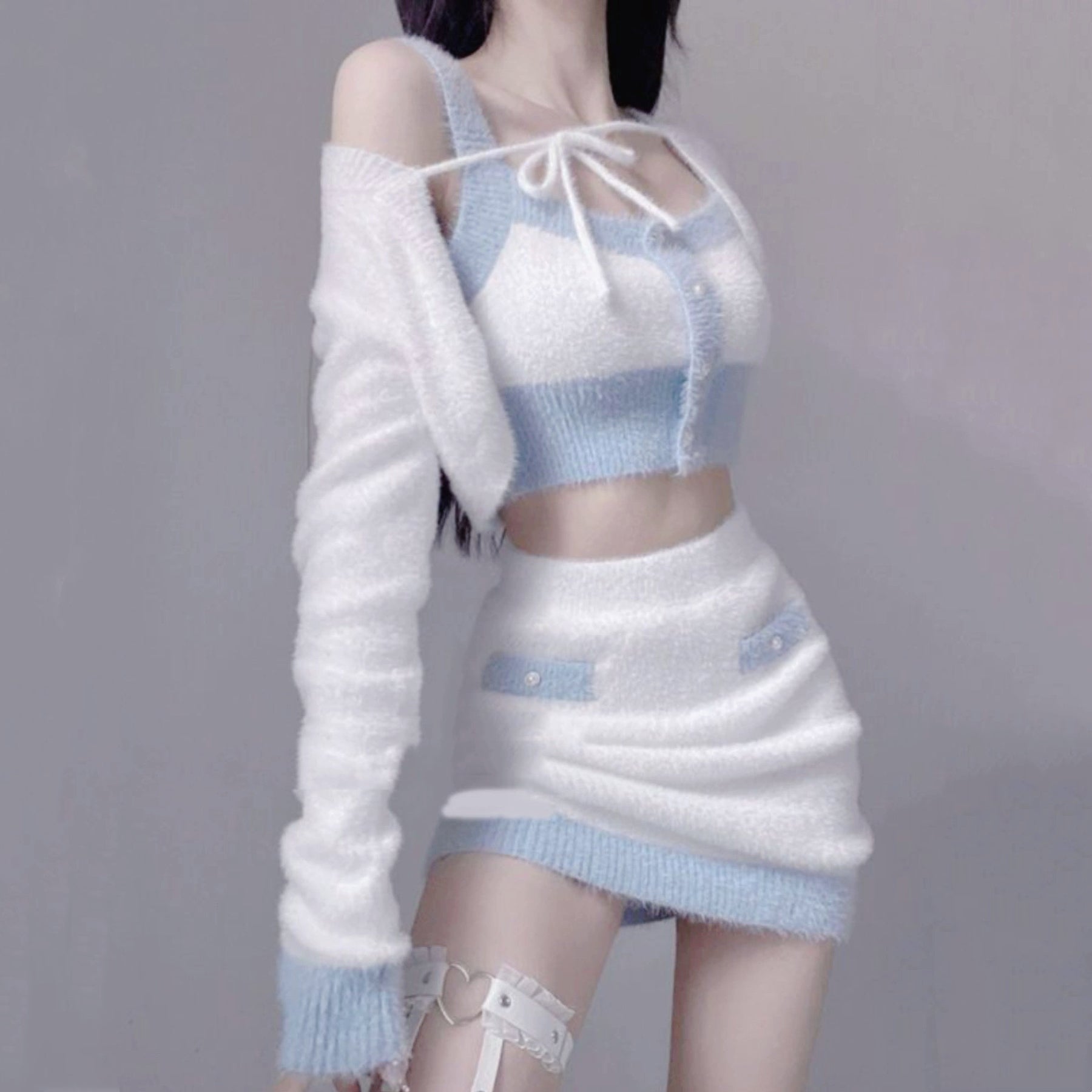 Chic sweet three-piece set HA2283