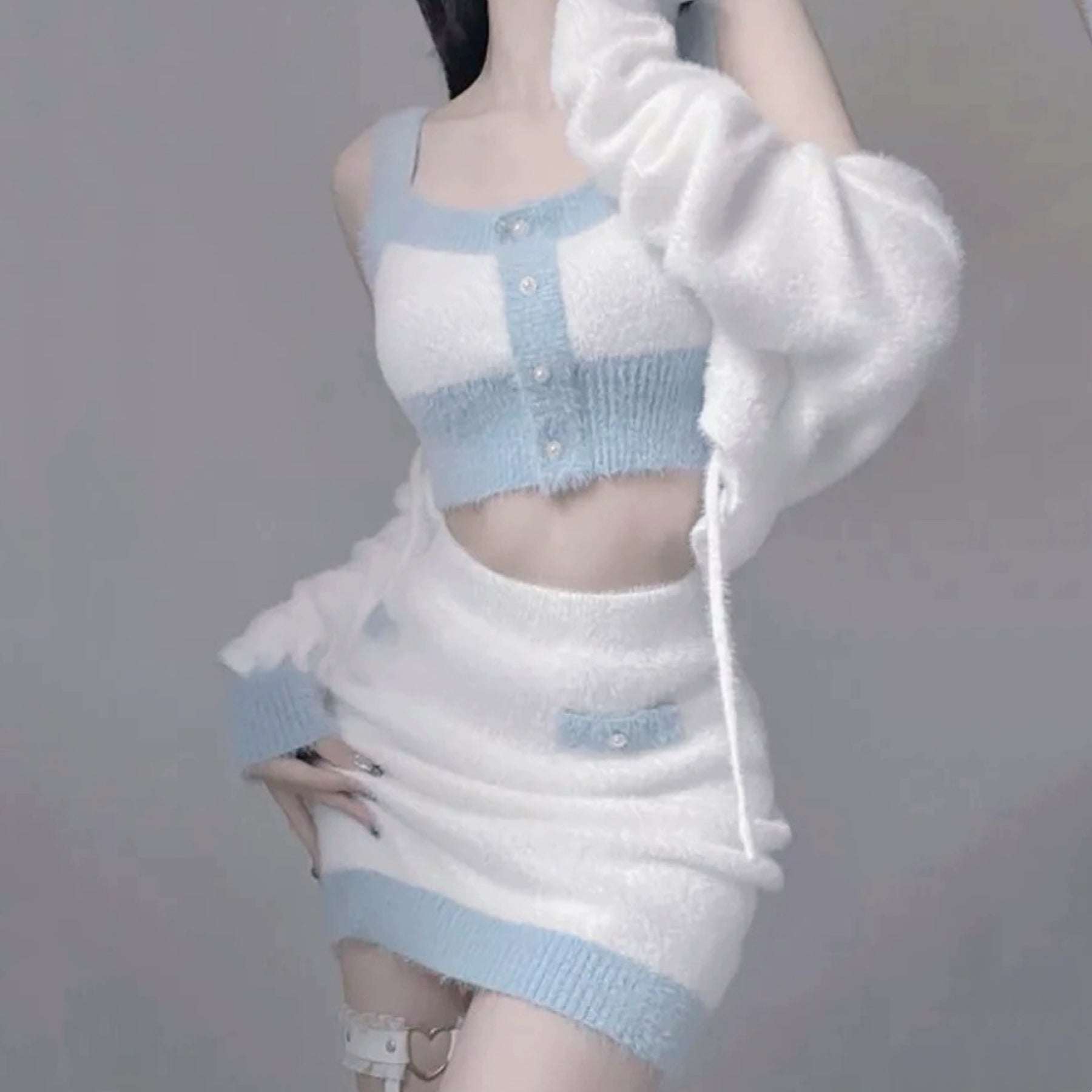 Chic sweet three-piece set HA2283