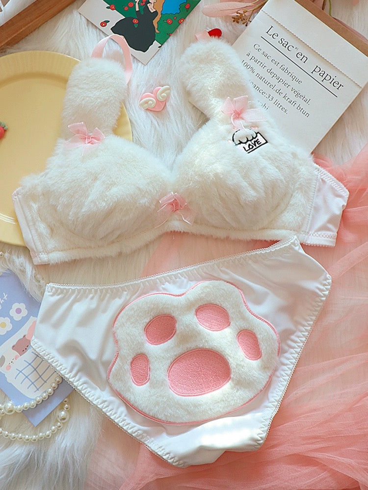 Plush underwear big cat paw HA2293