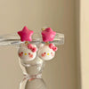 Cute and sweet cat earrings HA2751