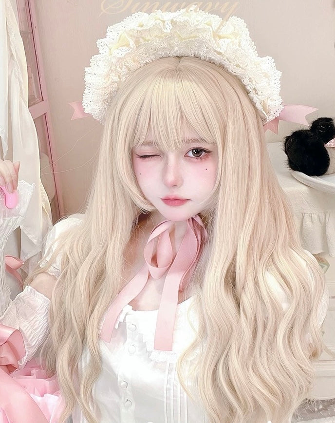 Lolita cute long curly wig HA2590