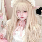 Lolita cute long curly wig HA2590