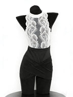 Lace uniform suit HA3006