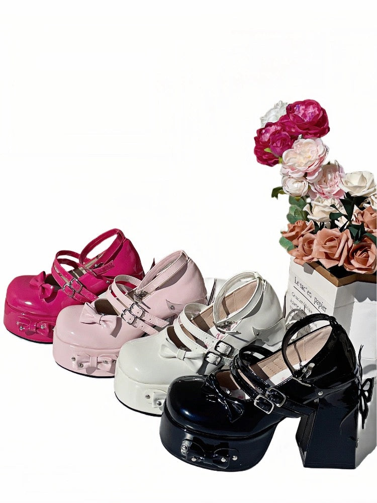 Sweet bow high heels HA2594