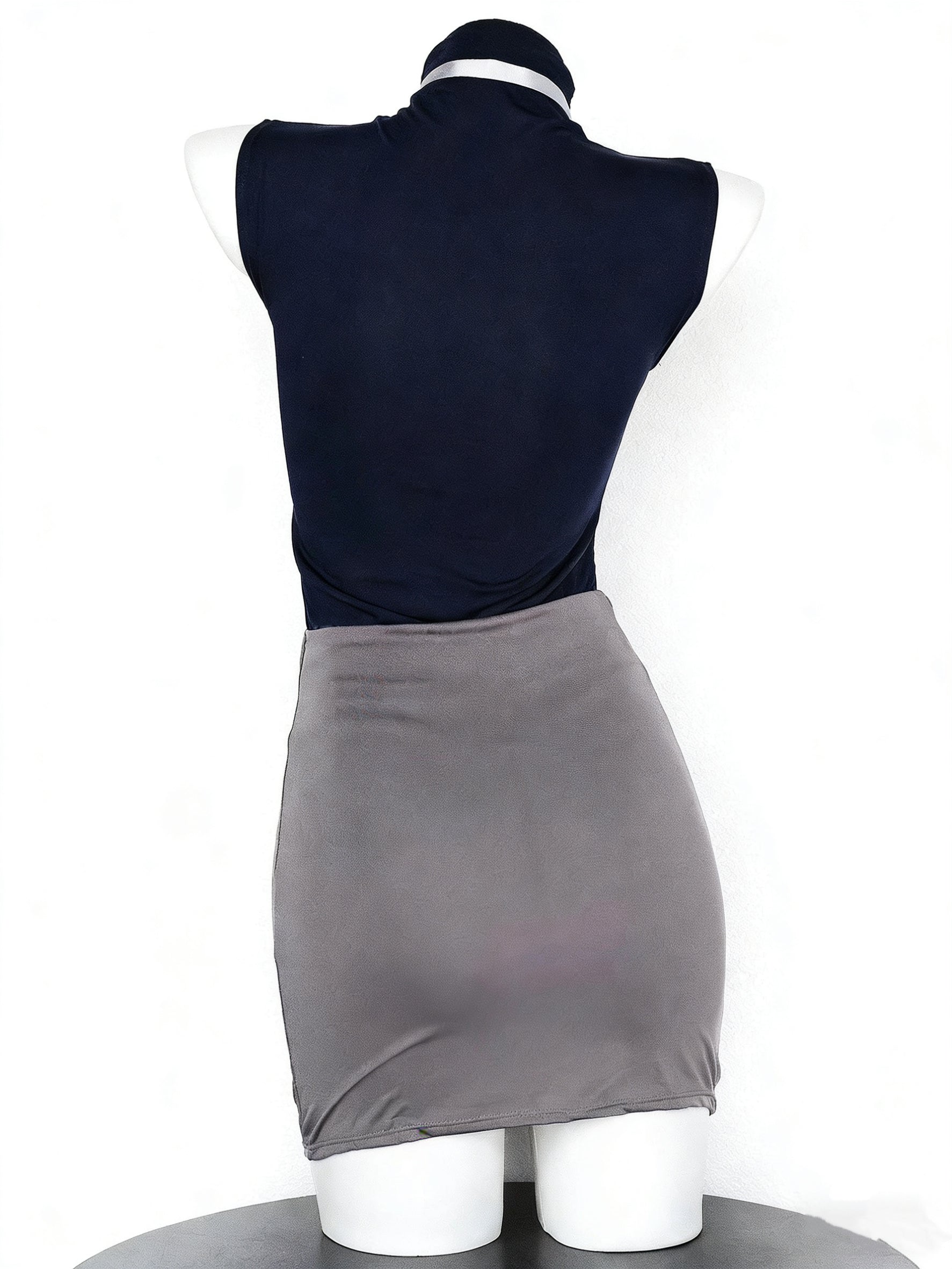 Dark blue gray uniform suit HA3005