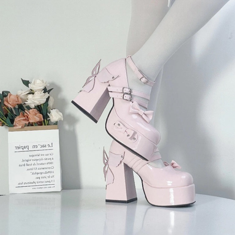 Sweet bow high heels HA2594