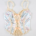 Lace bow camisole HA2465