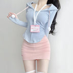 Pastel girl two-piece suit HA2303