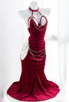 Chain Fishtail Dress HA2467