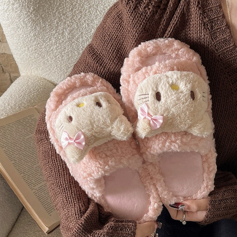 Cute furry slippers HA2471