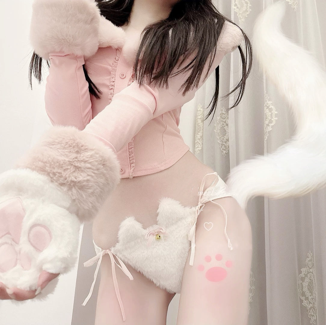 Cat ear plush underwear HA2308