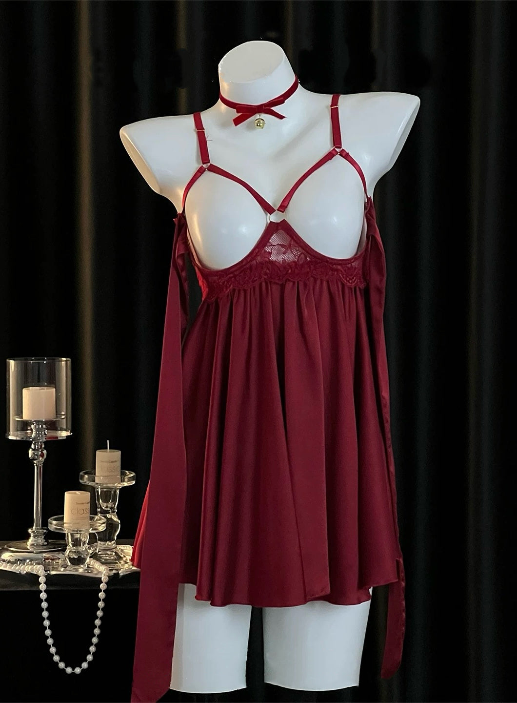 Bow strap dress HA3008