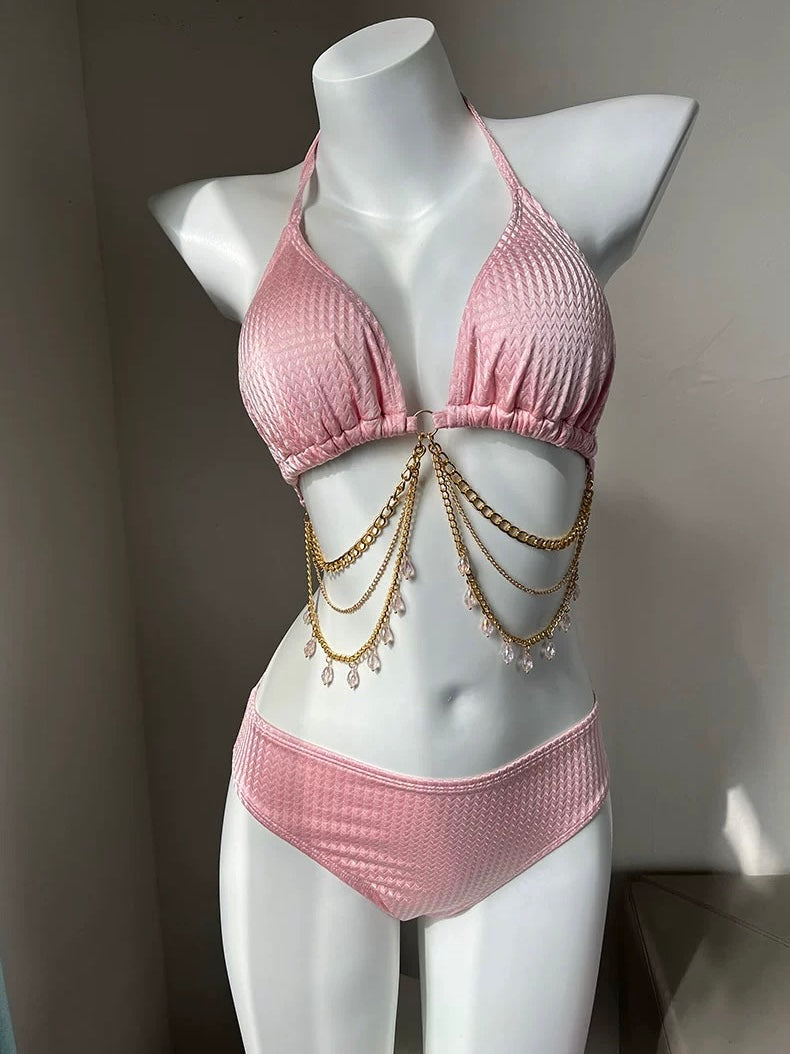 Pink sweet swimsuit HA2472