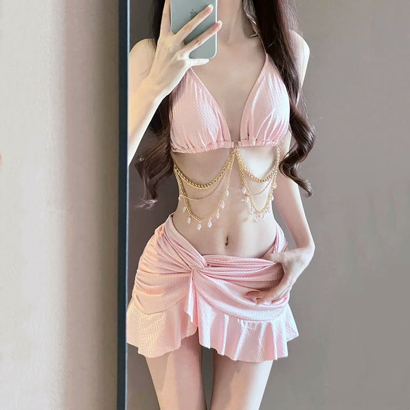 Pink sweet swimsuit HA2472
