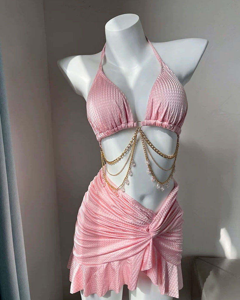 Pink sweet swimsuit HA2472