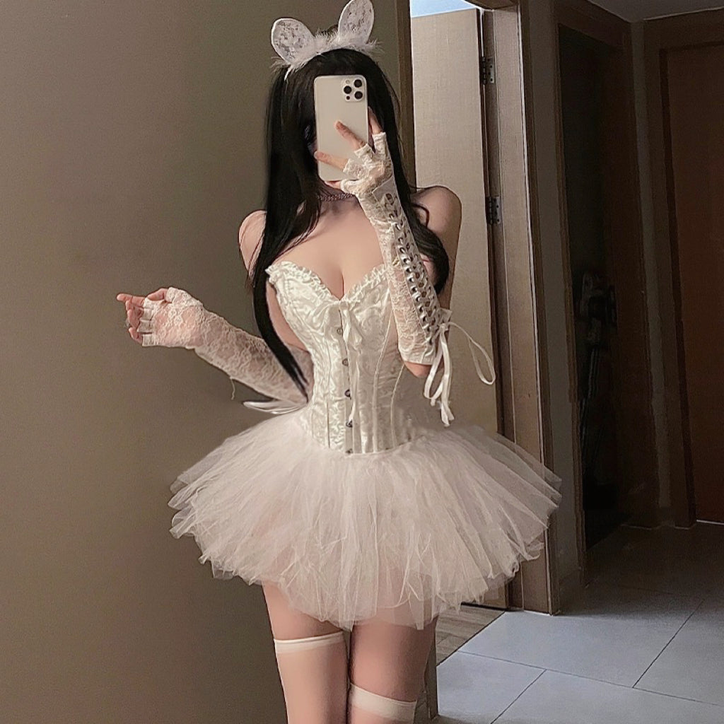 Bunny Girl Mesh Suit HA2017
