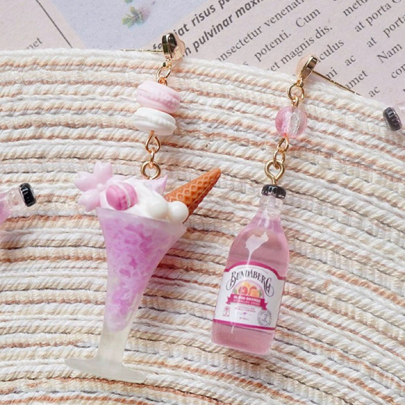 Ice cream stud earrings   HA2029