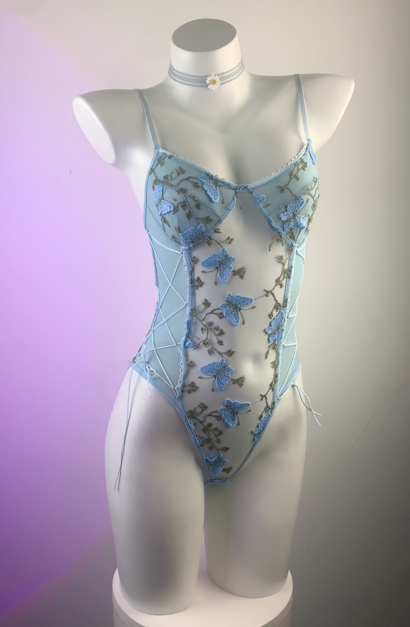 Butterfly flower bodysuit HA2312