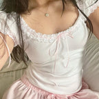 Sweet lace t-shirt HA2479